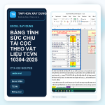 Hinh bia BẢNG TÍNH SỨC CHỊU TẢI CỌC THEO VẬT LIỆU TCVN 10304-2025