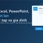 Cover Office Home 2024 cho bo Office mua mot lan va classic apps workflow
